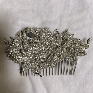 Crystal Rose Hair Comb